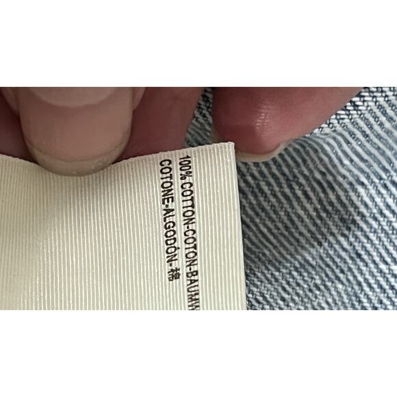 We The Free Twenty Four Cut Off Skirt SZ 24 Button Fly Distressed Raw Hem Boho - Picture 12 of 12